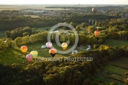 Montgolfières rassemblement maintenon 28