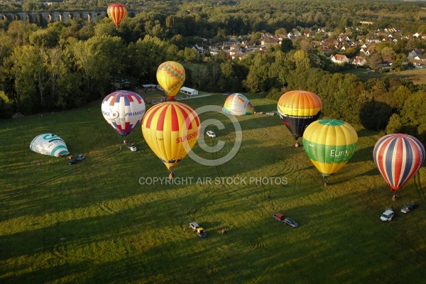 Montgolfières rassemblement maintenon 28