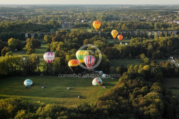 Montgolfières rassemblement maintenon 28