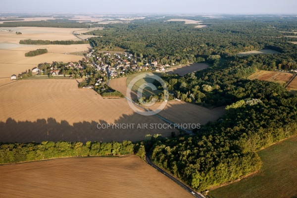 Orphin Yvelines vue du ciel