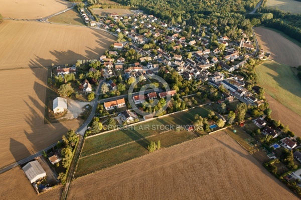 Orphin Yvelines vue du ciel