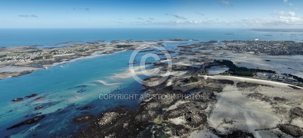 panoramique Roscoff et île de Batz