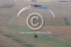 paramoteur en vol