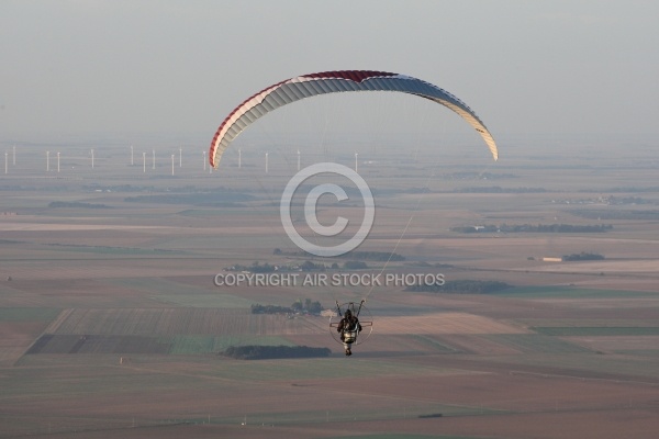 Paramoteur en vol