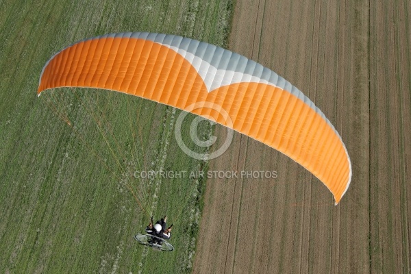 Paramoteur parapente