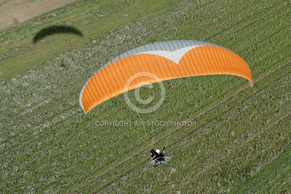 Paramoteur parapente