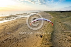 Paramoteur plage de Vendée