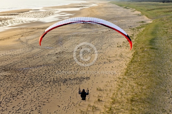 Paramoteur plage de Vendée