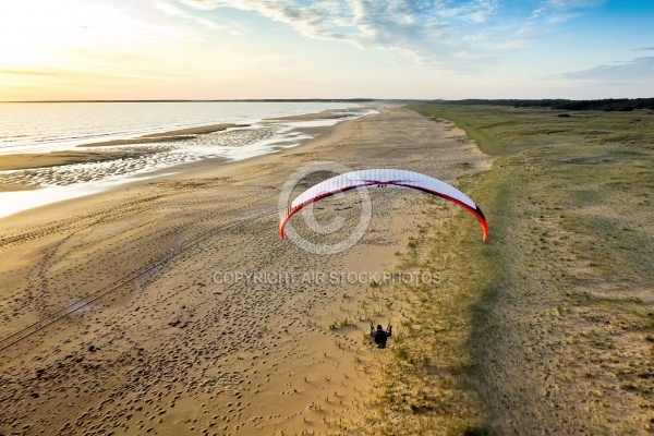 Paramoteur plage de Vendée