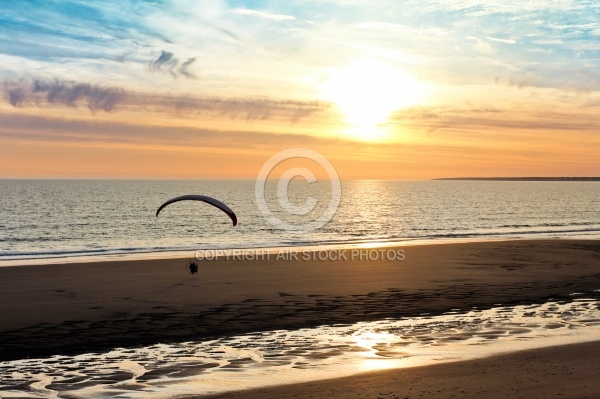 Paramoteur plage de Vendée