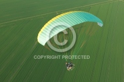 Paramoteur vert Paramoteur vert