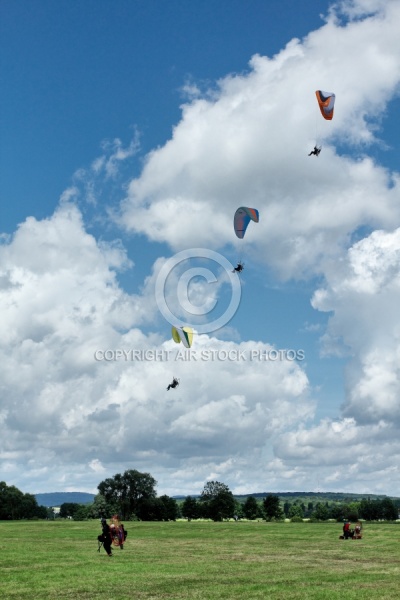 Paramoteurs Basse-Ham vus du sol 2012