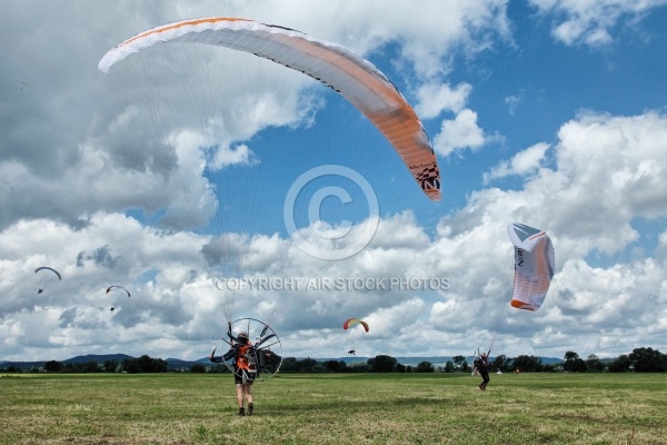 Paramoteurs Basse-Ham vus du sol 2012