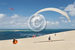 Parapente dune du pyla