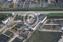 Parc à huitres, Bouin,  vendée 85, Pays de loire