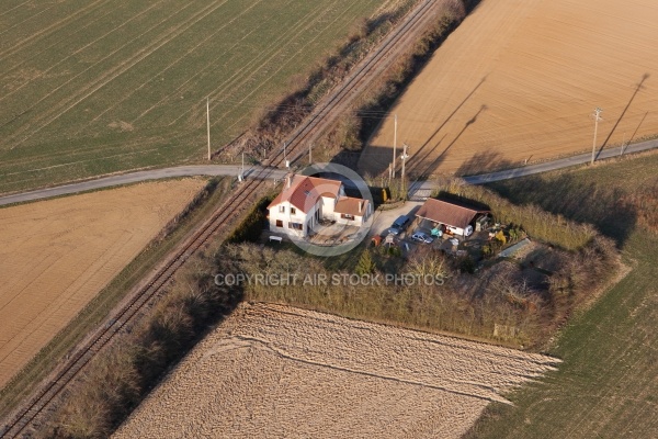 passage a niveau 42 à Boinville-le-Gaillard 78