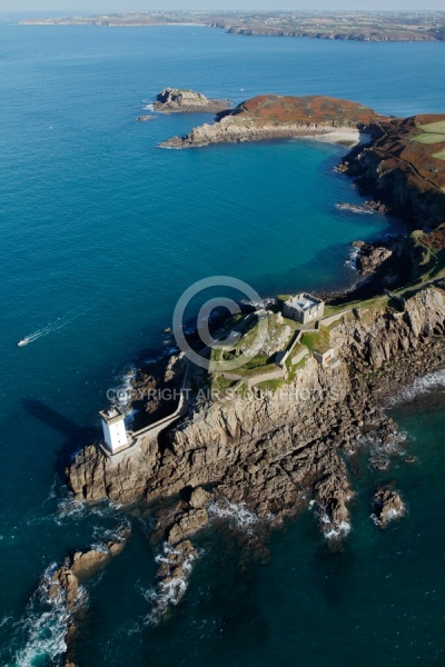 Phare de Kermorvan, Le conquet vue du ciel