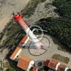 Phare de la Coubre vue du ciel