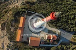 Phare de la Coubre vue du ciel