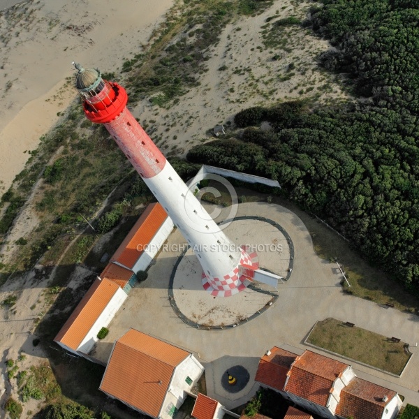 Phare de la Coubre vue du ciel