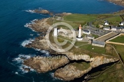 Phare de la Pointe de St-Mathieu vue du ciel