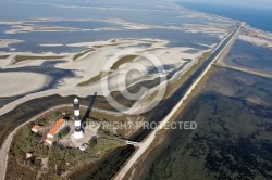 Photo aerienne  Phare de Faraman en Camargue