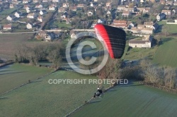 Photo aerienne en paramoteur