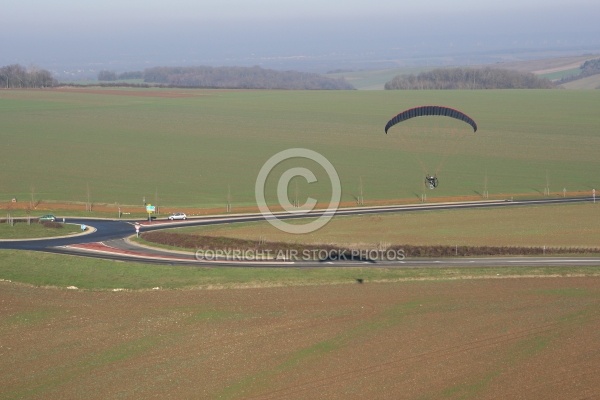 Photo aerienne en paramoteur