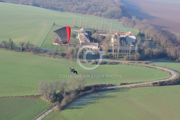 Photo aerienne en paramoteur