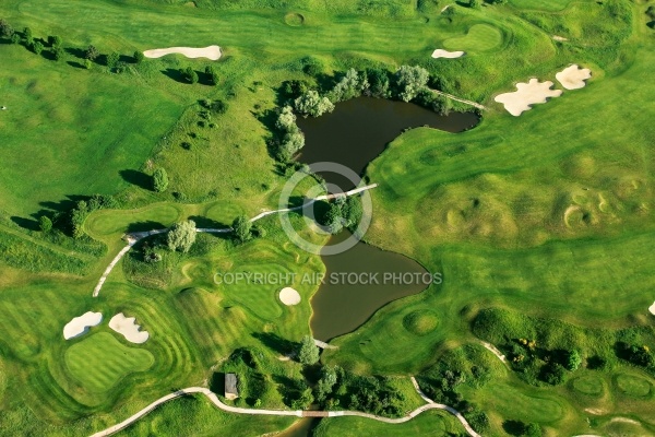 photo aerienne Golf