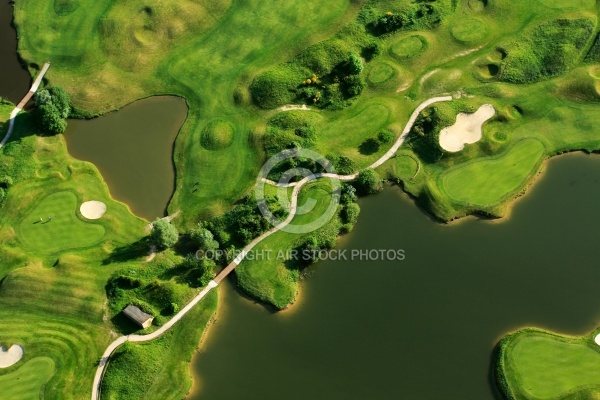 photo aerienne Golf