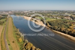 Photo aérienne de la Loire,  Gien 45