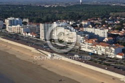 Photo aérienne de St jean de Monts,  vendée 85