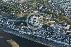 Photo aérienne du château de Saumur