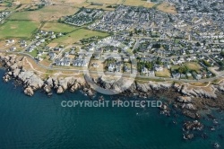 Photo aérienne du Croisic côte sauvage