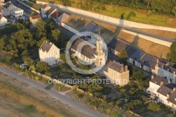 Photo aérienne eglise de Chaumont-sur-Loire