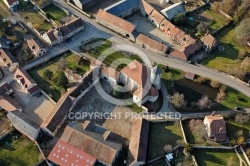 Photo aérienne église Orsonville 78