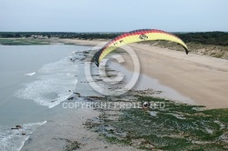 Photo aérienne paramoteur Vendée Jard-sur-mer