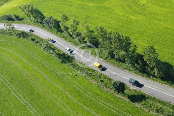 Photo aérienne  Chmieleń Pologne Photo aérienne  Chmieleń Pologne