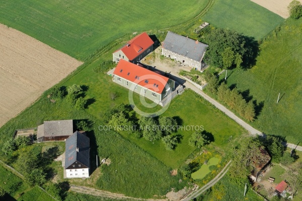 Photo aérienne  Chmieleń Pologne Photo aérienne  Chmieleń Pologne