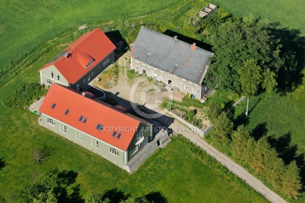 Photo aérienne  Chmieleń Pologne Photo aérienne  Chmieleń Pologne