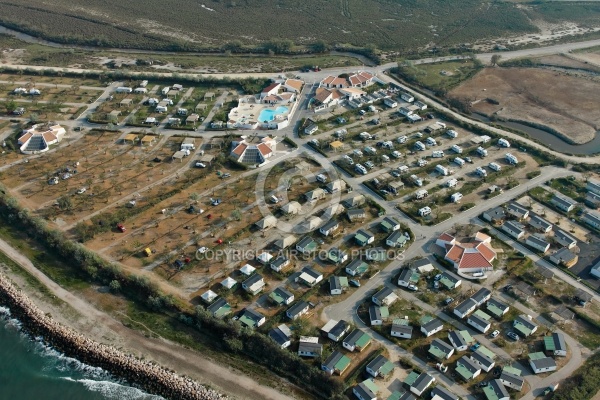 Photo aérienne camping de Saintes Maries de la Mer