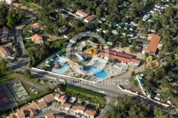 Photo aérienne camping Longeville-sur-mer Photo aérienne camping Longeville-sur-mer