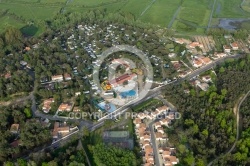 Photo aérienne camping Longeville-sur-mer vendée Photo aérienne camping Longeville-sur-mer vendée