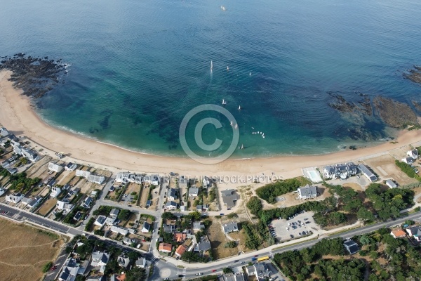 Photo aérienne de Batz-sur-Mer plage Valentin