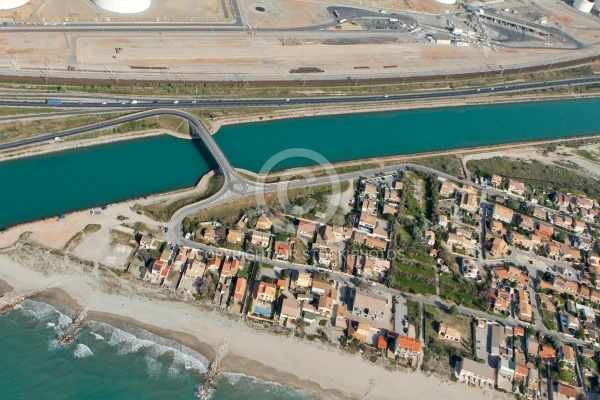 photo aérienne de Frontignan-Plage