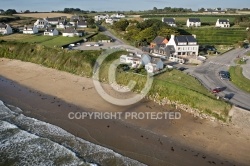 Photo aérienne de kervel plage Photo aérienne de kervel plage