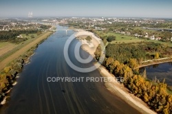 Photo aérienne de la Loire,  Gien 45