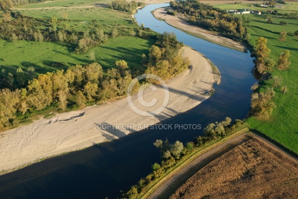 Photo aérienne de la Loire