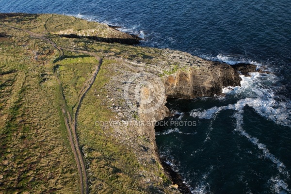 Photo aérienne de la Pointe de Tal ar Grip